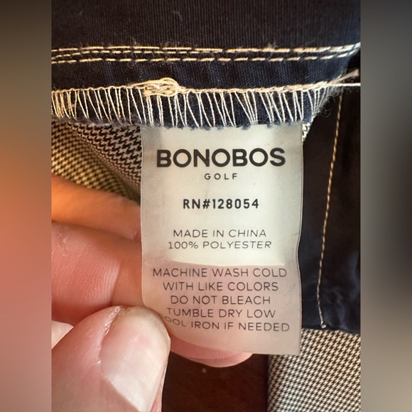 Bonobos Golf 36x32 Slim Pants Men Check Print Performance Stretch Houndstooth - Picture 8 of 11